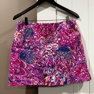 GUC Lilly Pulitzer Skort in Lilly’s Lagoon Pink Colorway Sz 8